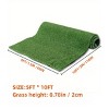 Gulches 5ft*10ft Turf Mat for Backyard, Ideal for Garden, Lawn Landscape, Patio, Garden&Balcony - 3 of 4