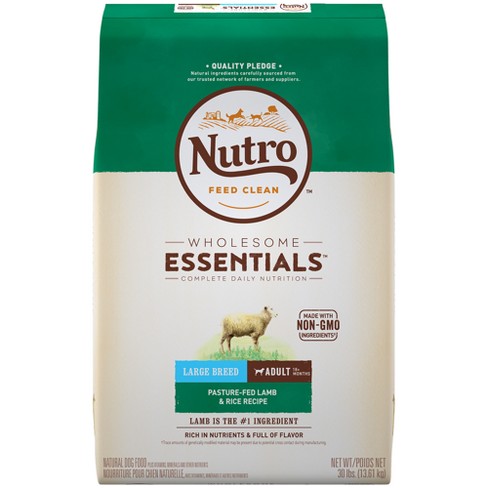 Nutro Wholesome Essentials Large Breed Adult Lamb & Rice Dry Dog Food ...