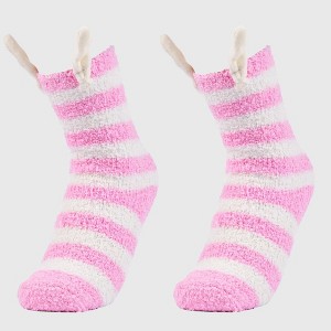 Alpine Swiss Womens Fuzzy Socks Warm Fluffy Slipper Socks with Gift Bow - 1 of 4