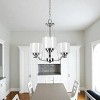 Sunset Lighting Nook 3-Light Chandelier 100W Bright Satin Nickel - 3 of 4