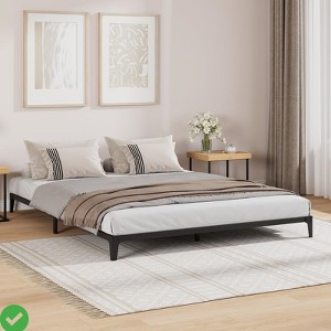 6 Inch Twin/Full/Queen Size Bed Frame, Heavy Duty Metal Platform Bed Frame - 1 of 4