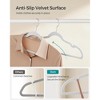 SONGMICS Velvet Hangers Non-Slip Clothes Hangers Pants Bar Space-Saving - 4 of 4