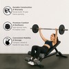 Amber Fight Gear Premium Adjustable Decline Bench, Durable Construction, Comfort, Hygiene, Stability, and Mobility for Effective Workouts - 3 of 4