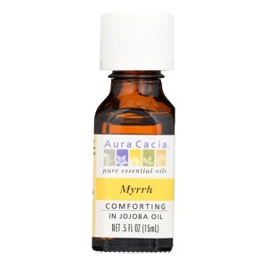 Aura Cacia Comforting Myrrh in Jojoba Oil Pure Essential Oil - 0.5 fz - 1 of 4