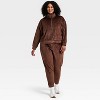 Women's Velour Ribbed Jogger Sweatpants - All In Motion™ - 3 of 3