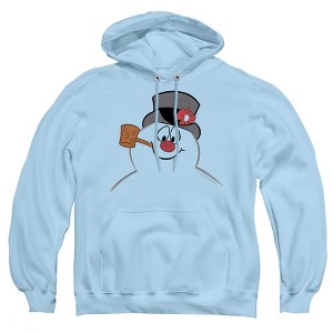 Frosty The Snowman Frosty Face Adult Pull-Over Hoodie - 1 of 4