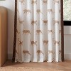 50"x108" Rochelle Porter Jaguars Pole Top Curtain Ivory - 4 of 4