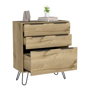 NicBex 30-inch Drawer Dresser for Bedroom,Modern Style Drawers with Hairpin Legs,Dressers for Kids Room,Living Room,Entry and Hallway,Beige - 1 of 4