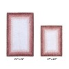 Torrent Collection 2 Piece 100% Soft Cotton Tufted Weave Bath Rug Set, Ombre Pattern, Super Soft & Absorbent, Machine Washable Bathroom Mats - 2 of 4