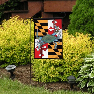 Briarwood Lane Maryland Crabs Summer Garden Flag - Thumbnail 3