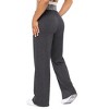 Women's Drawstring Wide - Leg Pants with Pockets, Casual Loose - Fit Trousers - 4 of 4