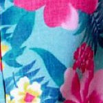 azure watercolor flower