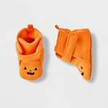 Baby Pumpkin Bootie Slippers - Cat & Jack™ Orange