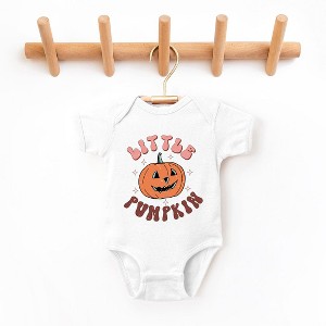 The Juniper Shop Little Pumpkin Retro Baby Bodysuit - 1 of 3