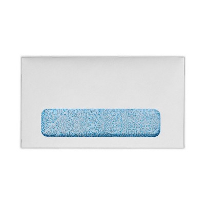 LUX #6 3/4 Window Envelopes (3 5/8 x 6 1/2) 50/Pack 24lb. Bright White w/ Sec. Tint (634W-W-50)