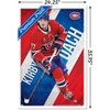 Trends International NHL Montreal Canadiens - Kirby Dach 23 Framed Wall Poster Prints - 3 of 4