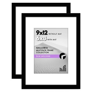 Americanflat Picture Frame with plexiglass - Hanging Hardware For Horizontal and Vertical Display - 1 of 4
