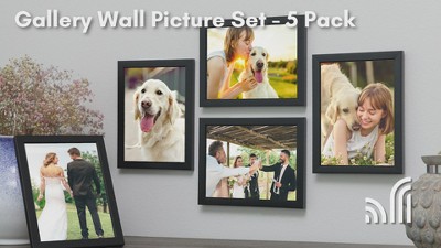 Natural Oak 13x19 Picture Frame Set with Plexiglass Cover