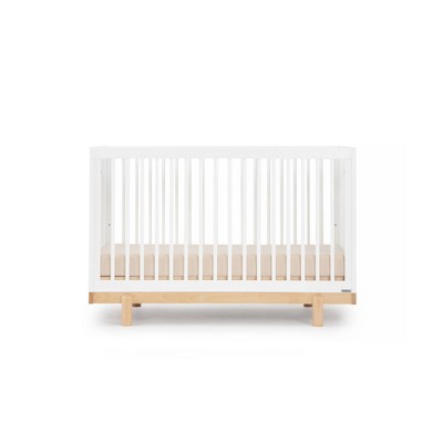 Image of dadada baby Bliss 4-in-1 Convertible Crib to Toddler Bed - White/Natural