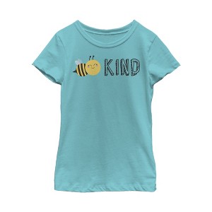 Girl's Lost Gods Bee Kind Smile T-Shirt - 1 of 3