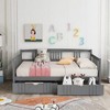 Full Size Wood Daybed with Two Drawers - 2 of 4