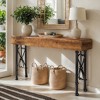 Hommoo 55" Farmhouse Console Table, Narrow Entryway Sofa Table for Hallway - 3 of 4