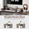 Bestier L-Shaped Corner Desk with Lift Top, 55'' x 55'' Modern Home Office Desk with Fluted Panel Design Drawers - 2 of 4