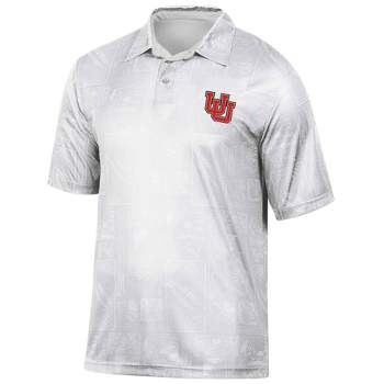NCAA Utah Utes Men's Tropical Polo T-Shirt