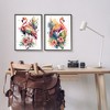 Stupell Industries Modern Tropical Flamingos Black Framed Giclee Art (Set of 2) - 2 of 4