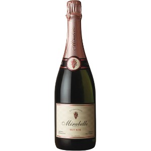 Mirabelle Brut Rosé Sparkling Wine - 750ml Bottle - 1 of 3