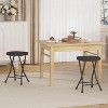 Folding Stool, Backless 18-Inch Stool, Portable with Handle, Foldable Bar Stool, Anti-Slip Feet, 600Lbs Capacity, for Bar, Home - 4 of 4