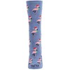 Memoi Women's Festive Flamingo Holiday Crew Socks - 2 of 3