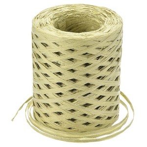 Unique Bargains Decorative Raffia Paper Craft Ribbon for Christmas Wrapping DIY - 1 of 4