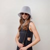 Anna-Kaci Crochet Bucket Hat with Adjustable Chin Strap and Back Button Eyelet Panel for Sun Protection - 3 of 4