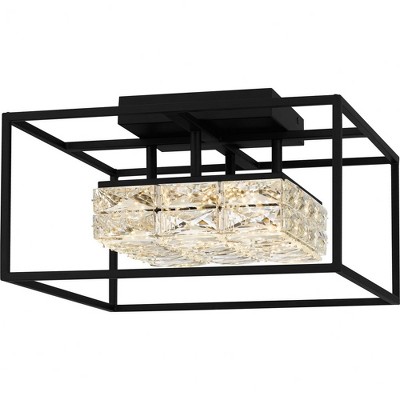 Quoizel Lighting Dazzle 1 - Light Semi-Flush Mount in  Matte Black
