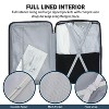 MAYEERTY 3-Piece Hardshell Travel Luggage Set with TSA Lock & Double Spinner Wheels, Large Capacity Rolling Cases, Lightweight Expandable Suitcases - 3 of 4