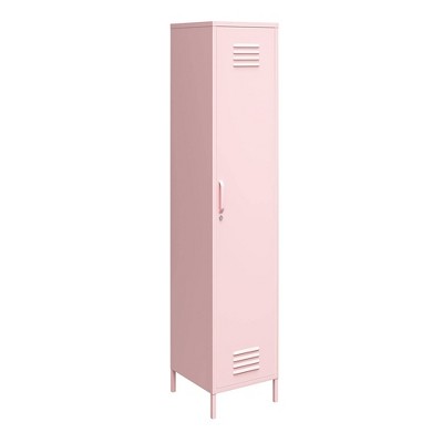 Cache Single Metal Locker Storage Cabinet Bashful Pink - Novogratz : Target