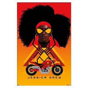 Trends International Marvel Spider-Man: Across the Spider-Verse - Spider-Woman Framed Wall Poster Prints - 1 of 4