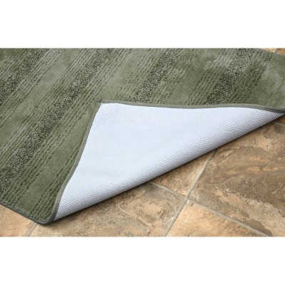 Essence Deep Fern Soft Nylon 22"x60" Washable Bath Rug Runner