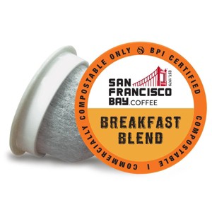 San Francisco Bay Coffee Breakfast Blend Light Roast Coffee - 80ct - 1 of 4