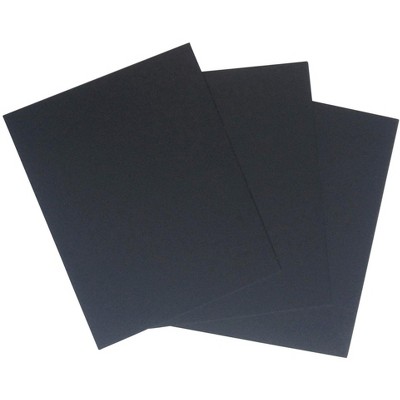 Crescent Acid-Free Mat Board, 11 x 14 Inches, Black, Pack of 40