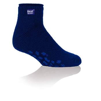 Fuzzy Babba, Men's Plaid/Solid Black Slipper Socks, 2-Pack, Sizes