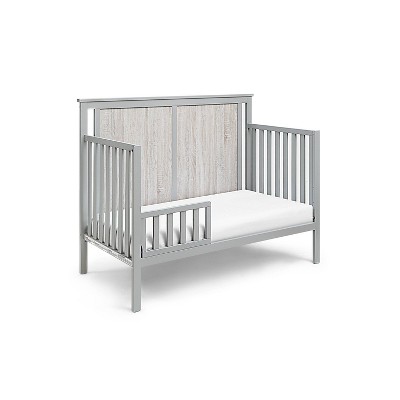 Connelly Gray 4-in-1 Convertible Crib with Veneer Panels