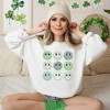 Simply Sage Market Women's Graphic Sweatshirt St. Patrick's Smiley Chart - 2 of 3