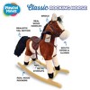 Playful Minds Classic Rocking Horse – 29" Soft Ride-On Pony, Sound & Animation - 4 of 4