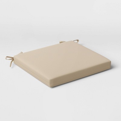 Outdoor Seat Cushion DuraSeason Fabric™ Tan - Threshold™