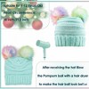 FAAYFIAN Colorful Pompom Knitted Beanie Hat for Kids Age 7-12 Winter Ski Hat Outdoor Ear Warmer - 4 of 4
