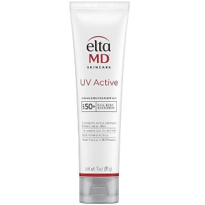 EltaMD UV Active Mineral Sunscreen with Zinc Oxide, SPF 50 , Water Resistant Sunscreen, 3.0 oz - 1 of 1