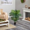 40" Indoor/Outdoor Areca Artificial Palm Tree - Nearly Natural: UV & Weather-Resistant Faux Palm - 3 of 4