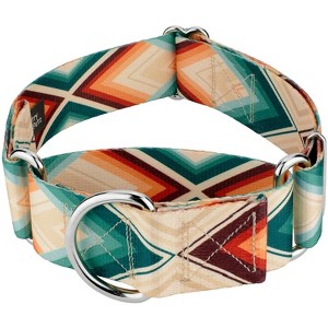 Country Brook Petz 1 1/2 Inch Martingale Dog Collar - Chevron and Arrows Collection - 1 of 4